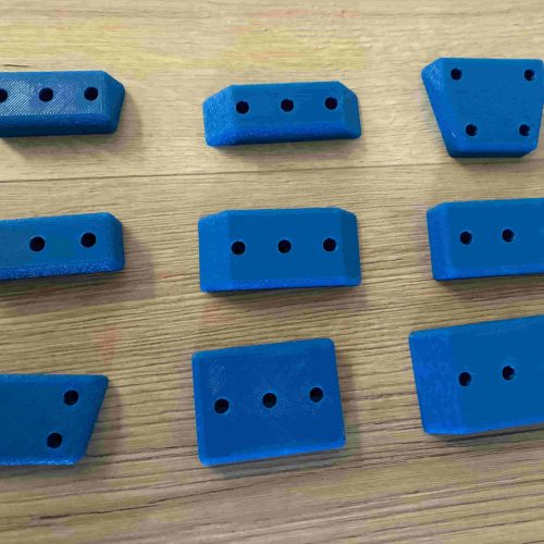 Lot de 9 prises d’escalade pour l’entraînement de la préhension en pince